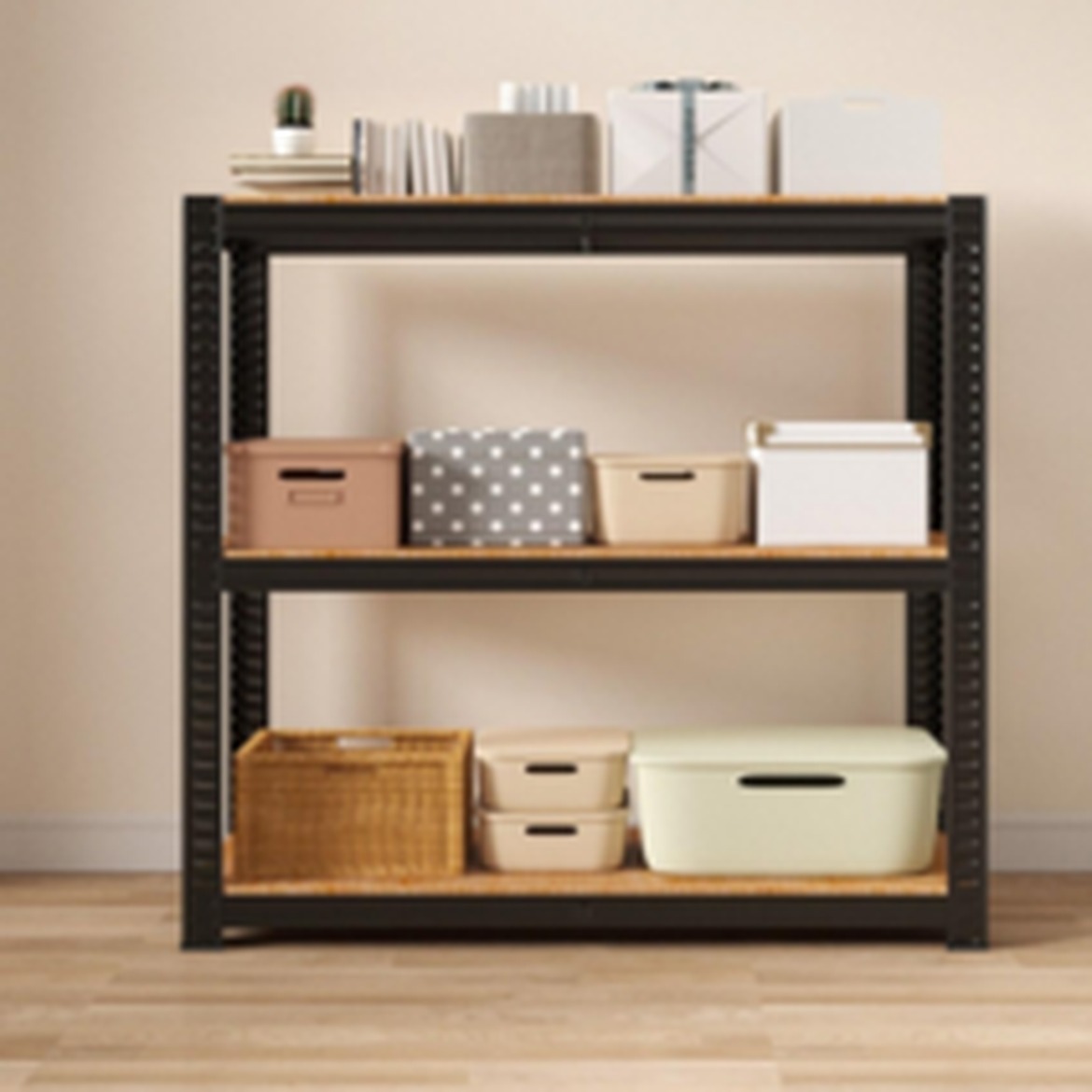 소프트엣지 무볼트 철제 조립식 앵글 선반, 깔끔하게 정리되는 느낌