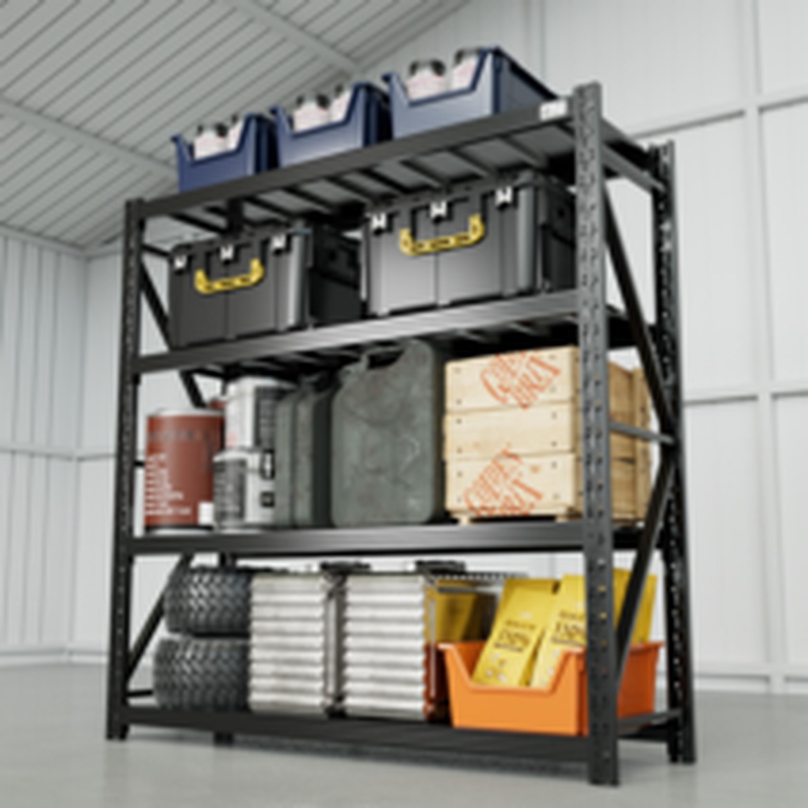 솔리드랙 풀스틸 철제 선반 사용해보니 안정감이 남다른형