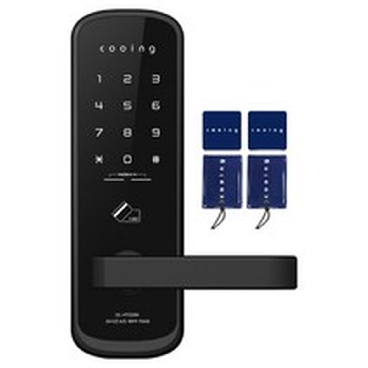 쿠잉전자 무타공 디지털도어락, DLHT02BK 정말 편리한형