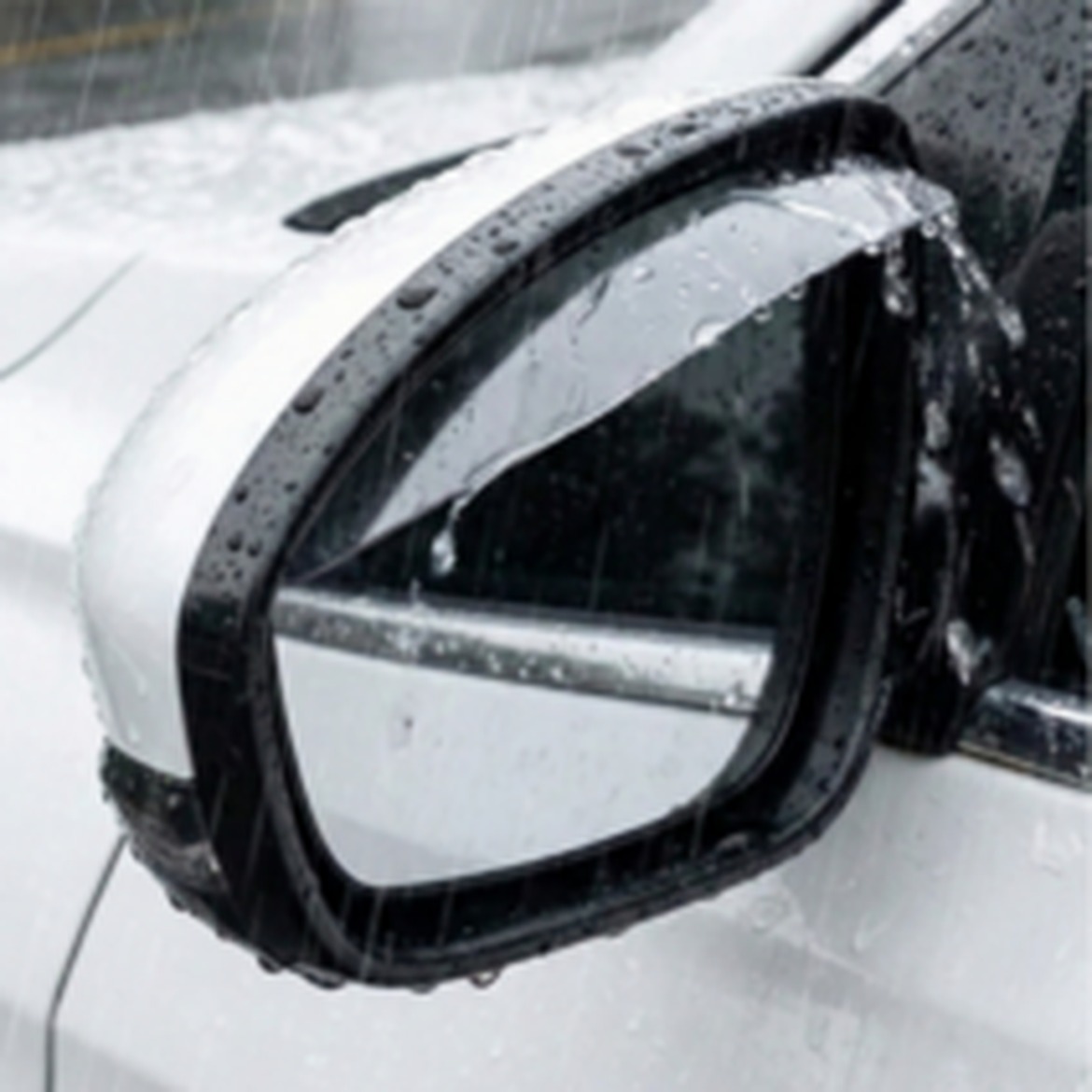 투명 사이드미러 레인 가리개 사용한 실제 경험