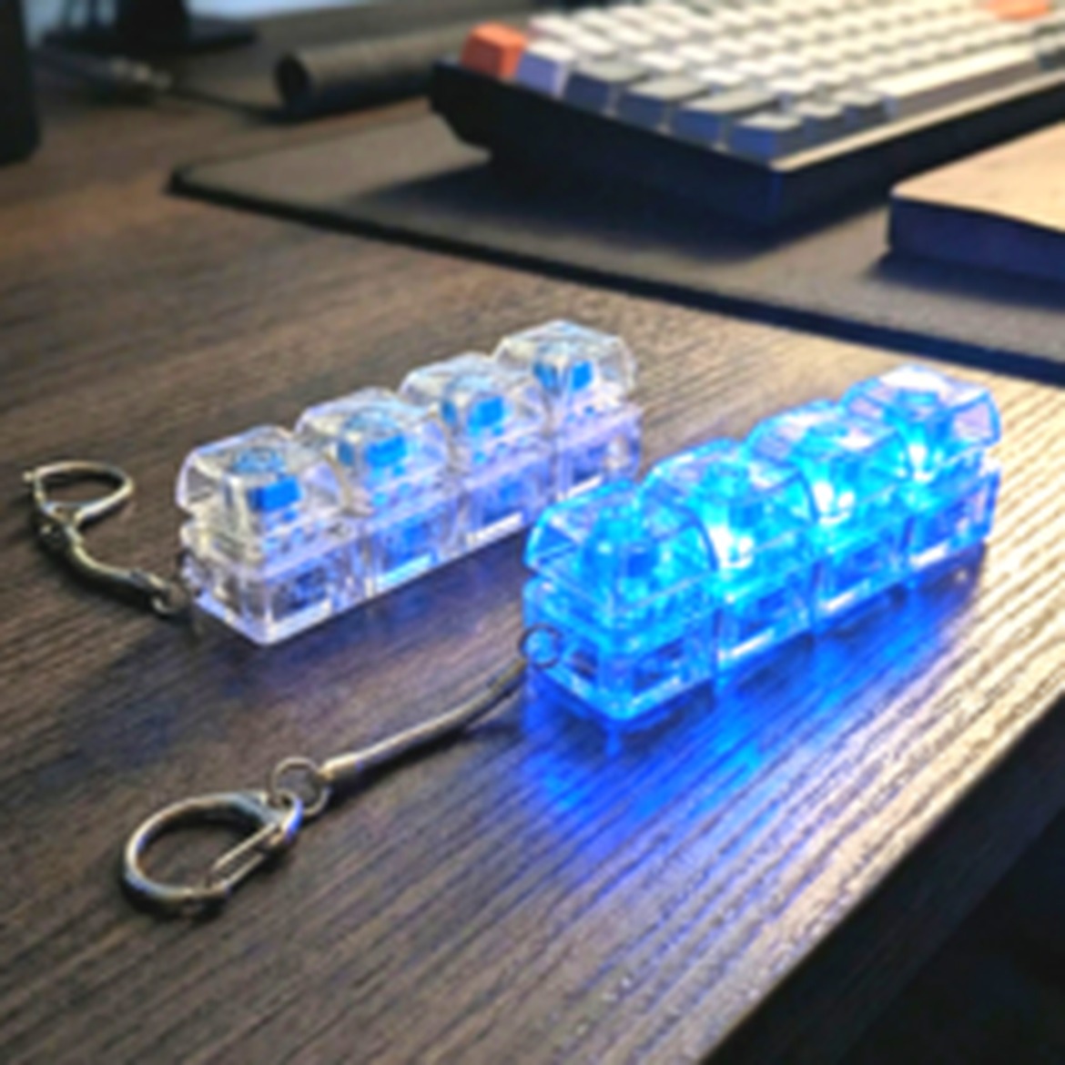 다다랜드 츄잉 컬러 LED 청축 키보드 사용해보니