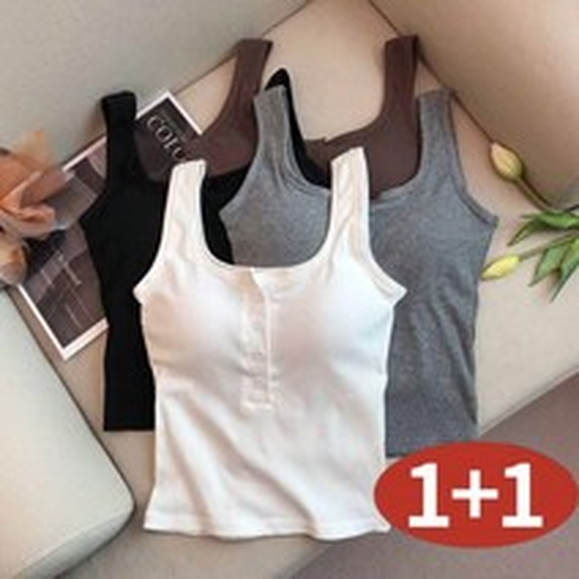 브라미 면스판 여성 나시 3P 사용 후기, 가격 대비 만족감