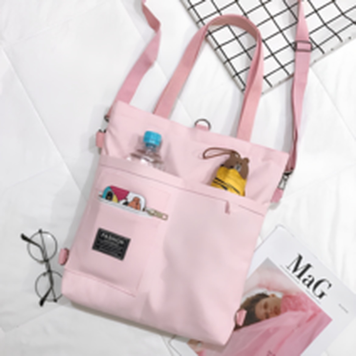 쿠말 다용도 에코 캔버스백, 실용성과 세련미를 겸비한 가방