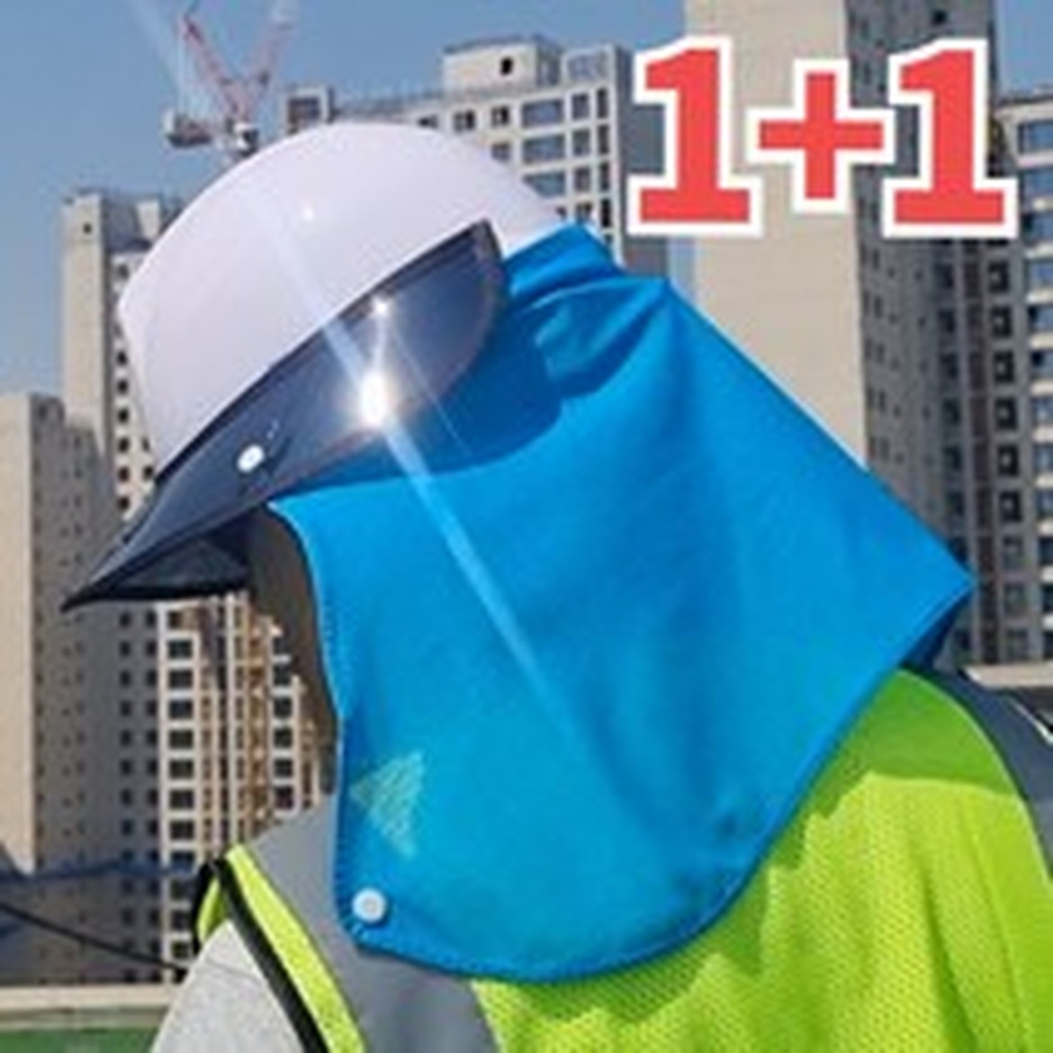 메디플러스 국산 안전모 목그늘 썬캡, 실제 사용 후 만족 후기