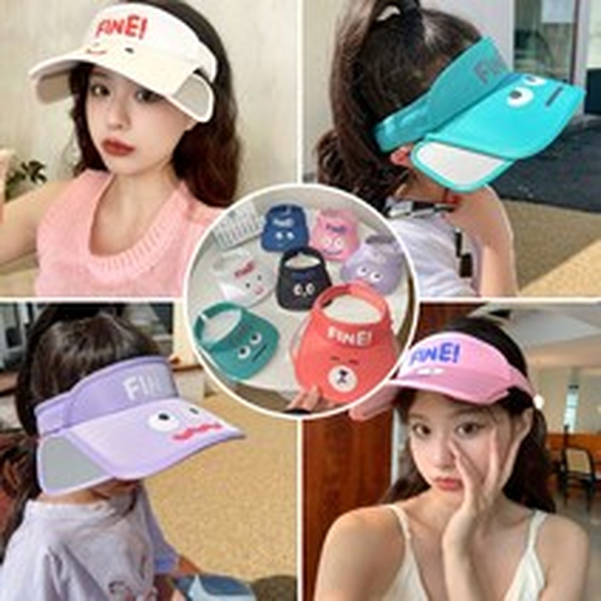 엘리스 아동모자 여름모자, 귀여운 얼굴표정으로 만족