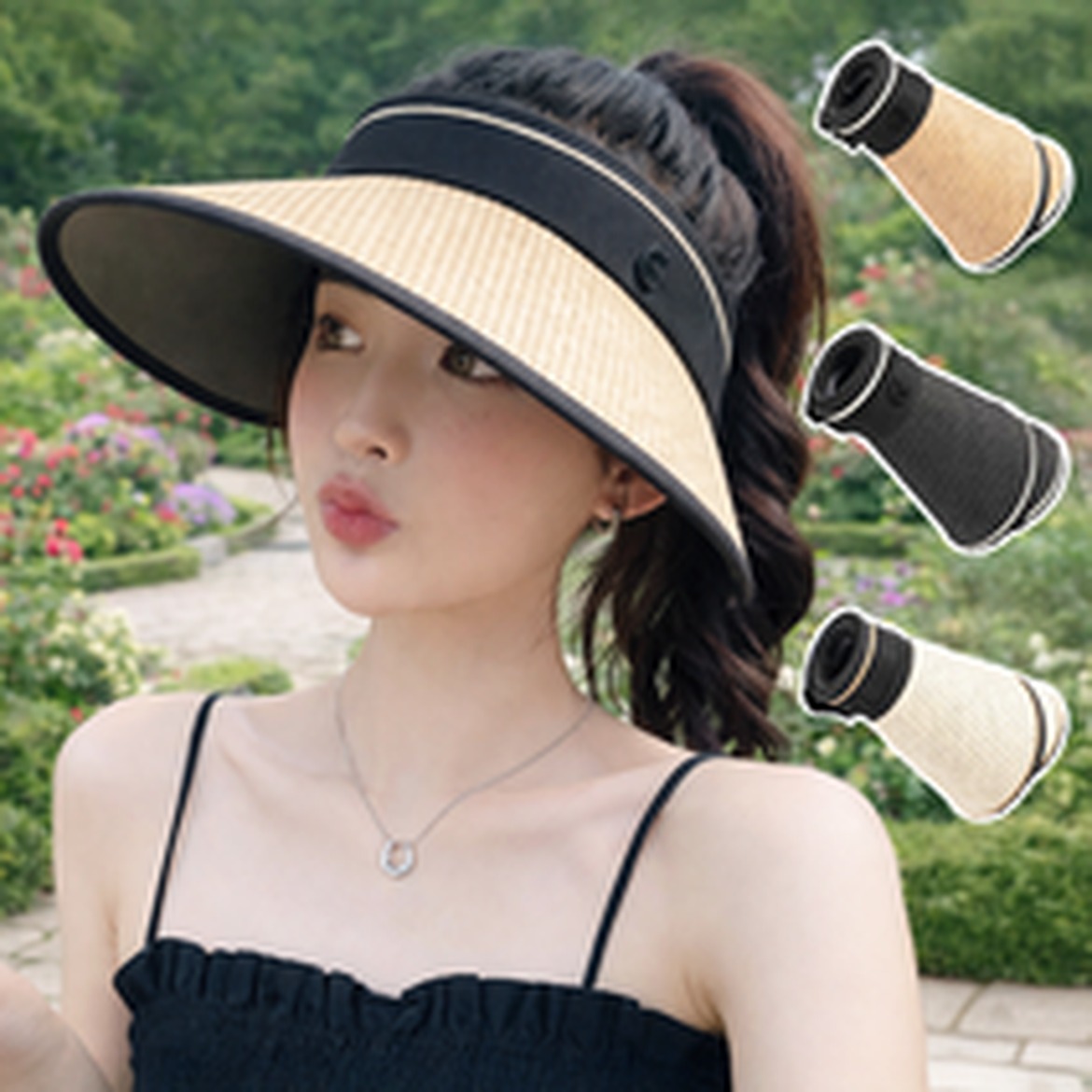 하옴 여성 썬캡 여름의 정수, 활용도 높은 모자 사용기