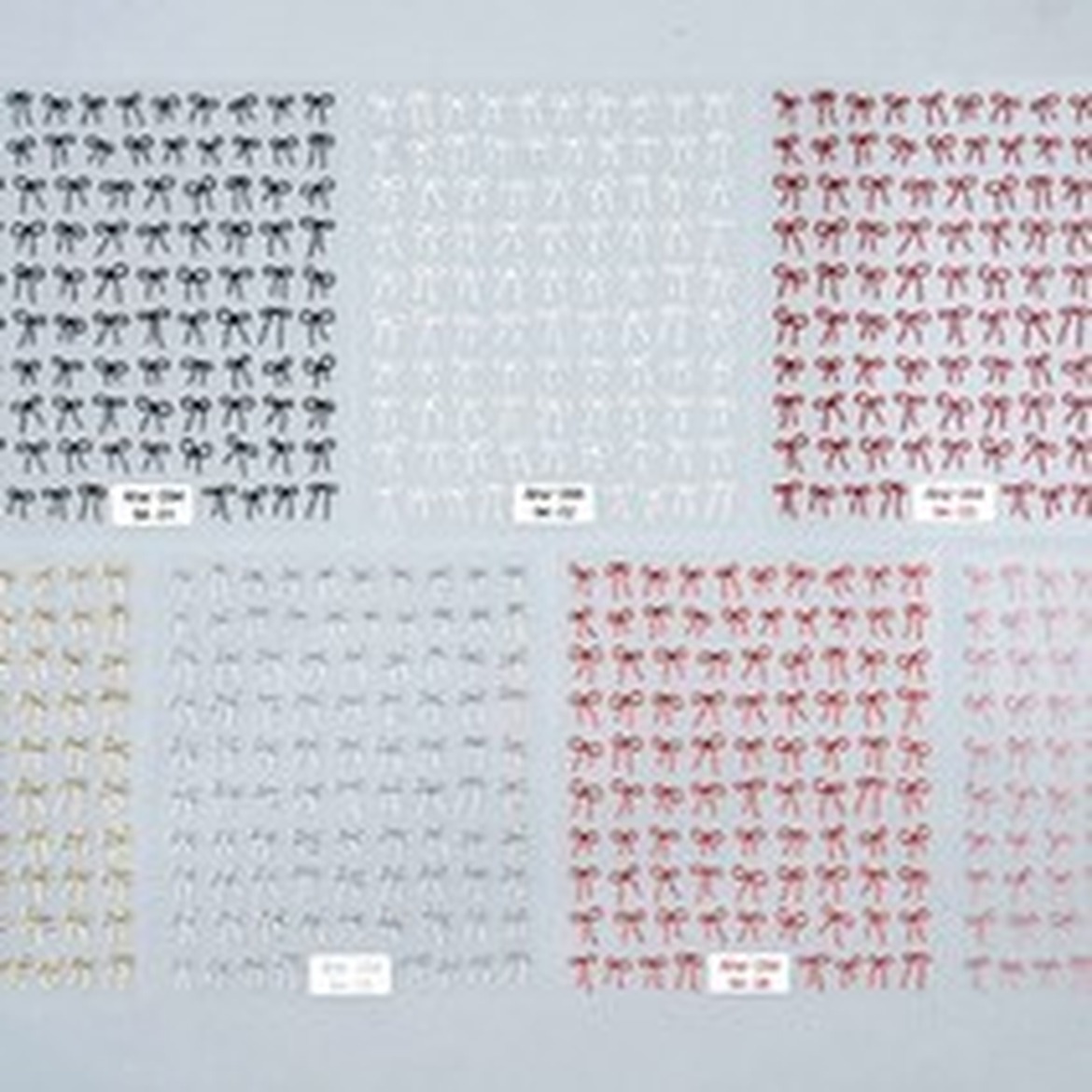 리본 네일스티커 112 크리스마스 와이어 버건디 사용 후기