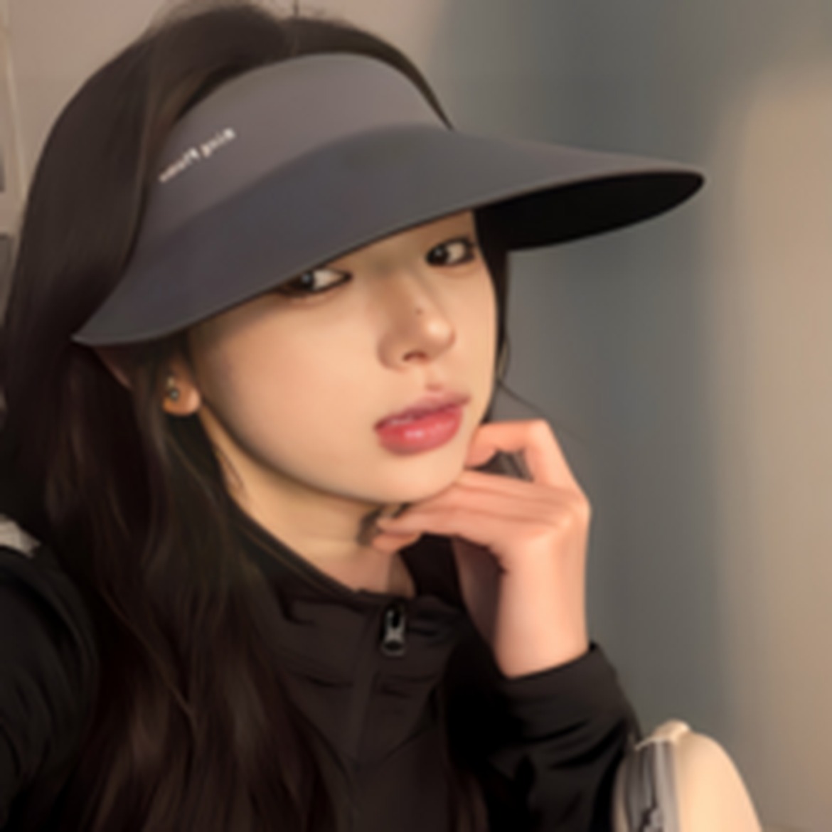 하니모아 여성 심리스 와이드 썬캡 모자 사용해보니