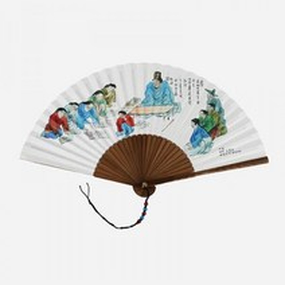 오죽선 전통 부채, 한국화 풍속화를 담은 실용성