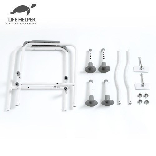 라이프헬퍼 노인 장애인 화장실 안전바 세트 후기 | 안전하고 편리한 변기 지지대