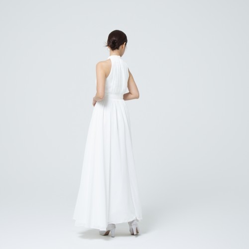 밀레나 홀터 화이트 드레스대여 후기 | 브라이덜샤워와 야외스냅 활용 포인트 정리