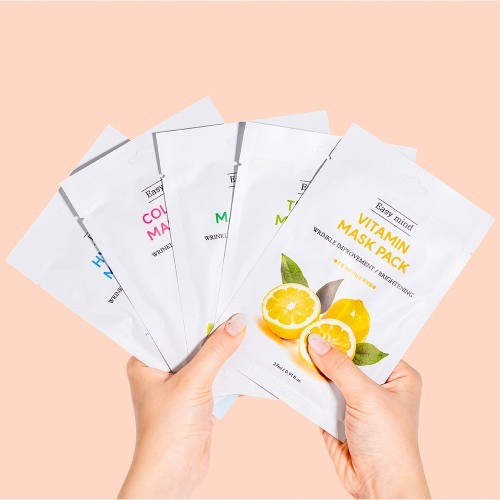 이지마인드 마스크팩 비타민 콜라겐 알로에 수분팩