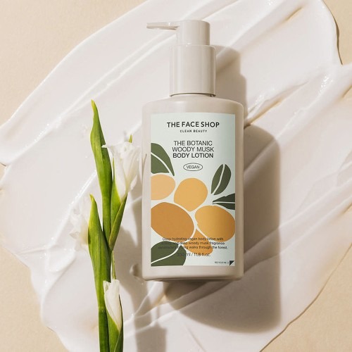 더페이스샵 더 보태닉 우디 머스크 바디 로션 사용 후기 | 부드러운 보습과 자연 향기