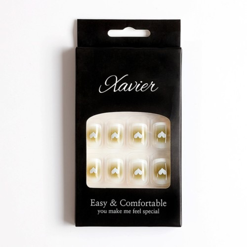 No.035 숏 스퀘어 그린티 네일팁 사용 후기 | 편안한 착용감과 스타일 완벽 조화