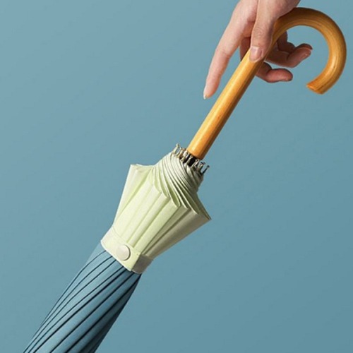 튼튼한 투톤 자동 우산 | 비 오는 날 최적의 방수 성능과 휴대성