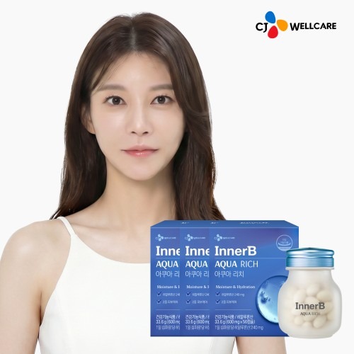 CJ 이너비 아쿠아리치 피부보습과 자외선케어