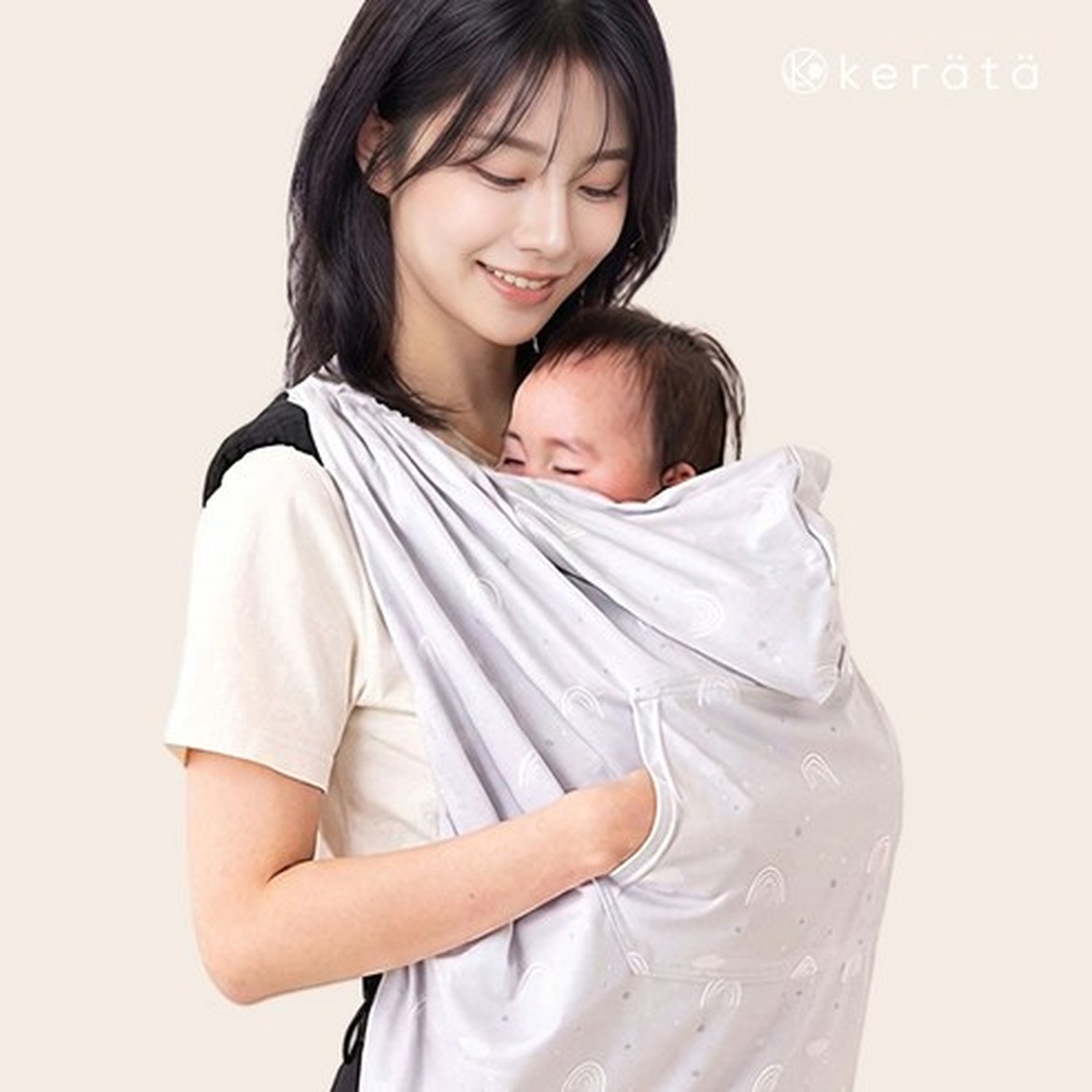 케라타 다용도 유모차 UV 차단 메쉬 커버와 함께하는 편안한 외출
