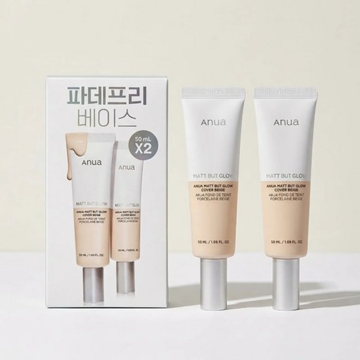 아누아 파데프리 매트 벗 글로우 커버베이지 활용도 높은 선택