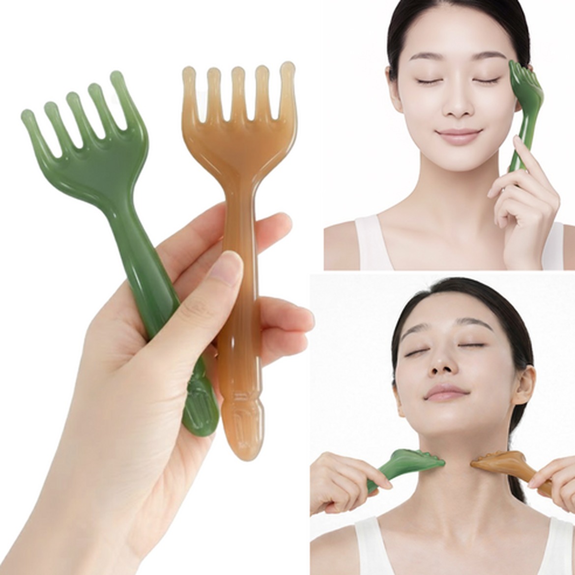 동구밭 올인원 우드 마사지 괄사, 효과적인 리프레시 타입