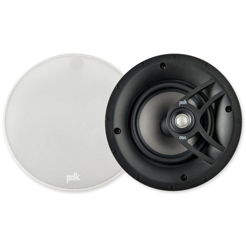 POLK V60 SLIM 폴크 천장 실링 스피커, 깔끔한 공간을 위한 매립형