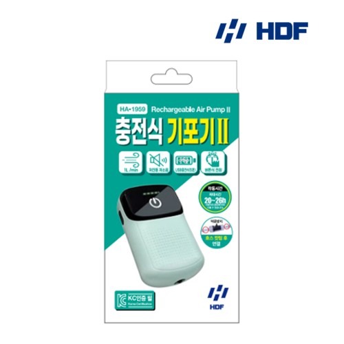 해동 충전식 기포기 휴대용 산소공급기