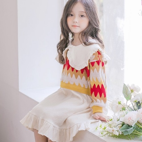 다이아체크원피스 여아 아동 빅카라, 자매룩으로 사랑받는 데일리룩