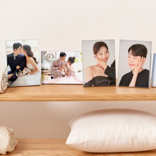 필프레임 웨딩 포토테이블 세트 심플한 아크릴 액자