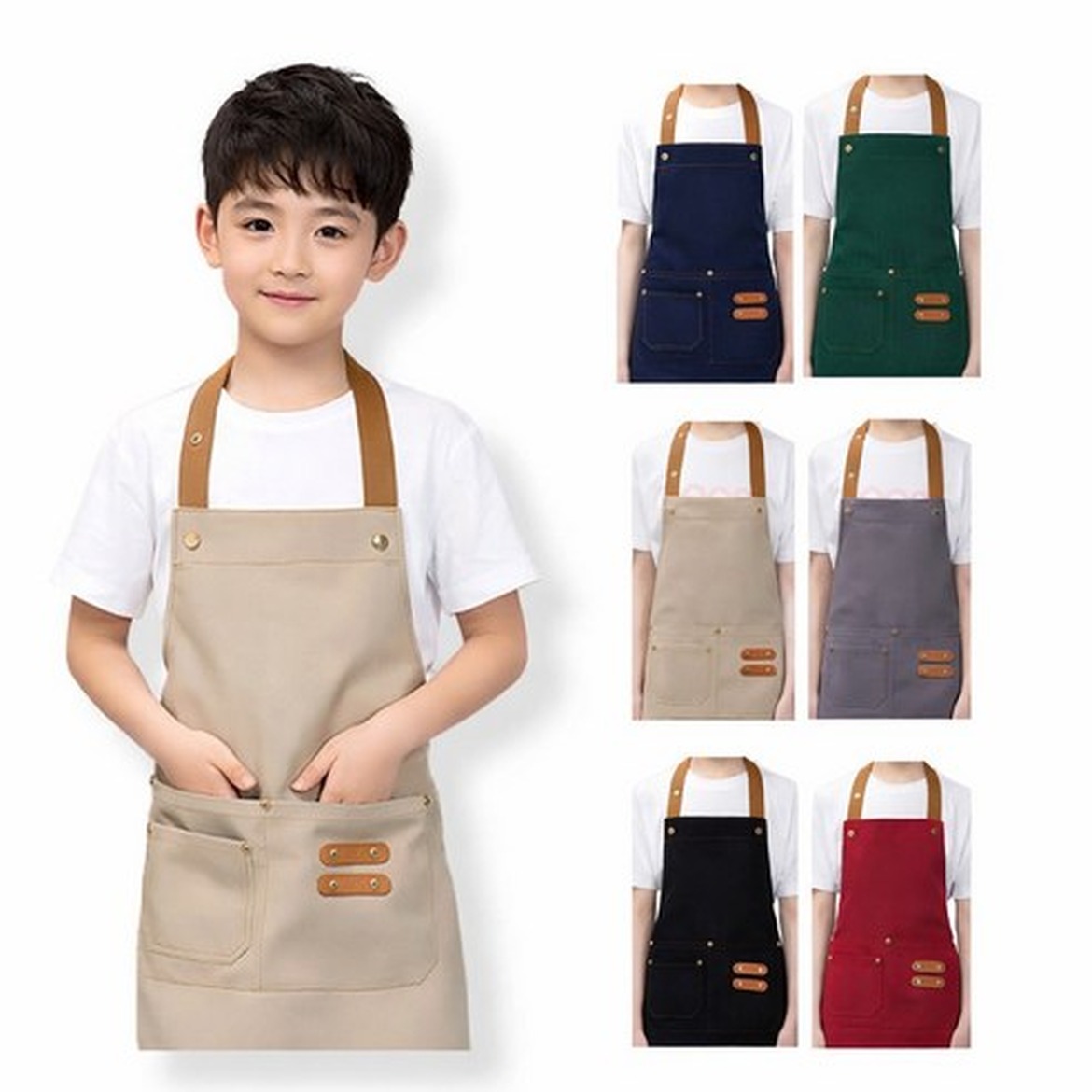 엘린베베 앞치마, 미술 수업 완벽 방수 보호
