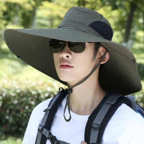 넓은챙 밭일모자 가을사파리모자 추천