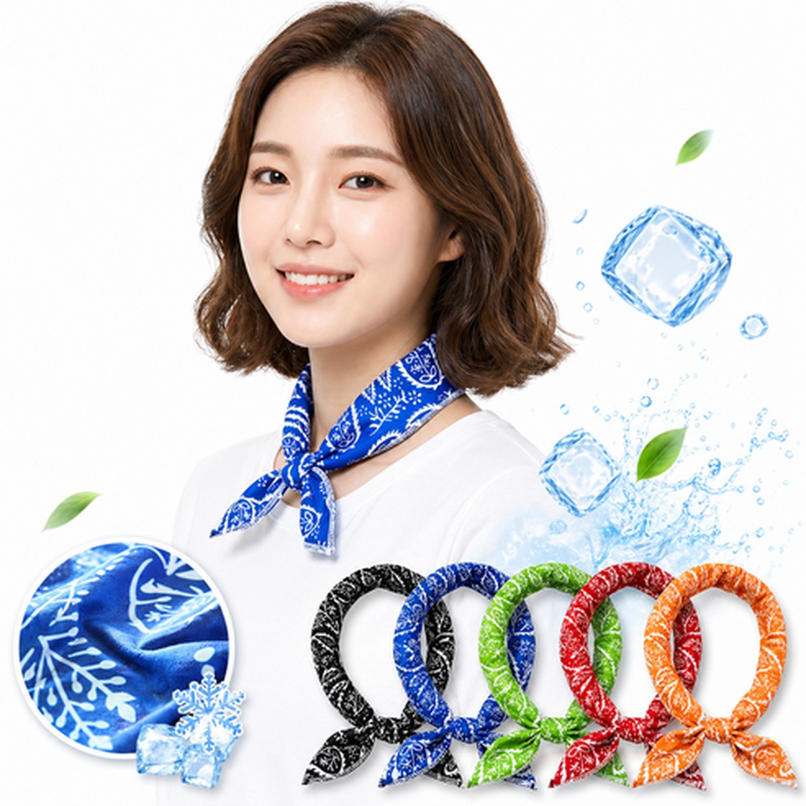 여름 더위 걱정 없는 옹핏 아이스 쿨스카프 비밀