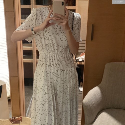 도트 플리츠 주름 쉬폰 여름 롱원피스 특징과 장점