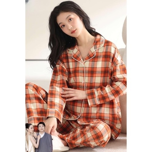 가족과 함께하는 편안한 잠옷, 효심이네 각자도생 이선순 윤미라 레드 체크