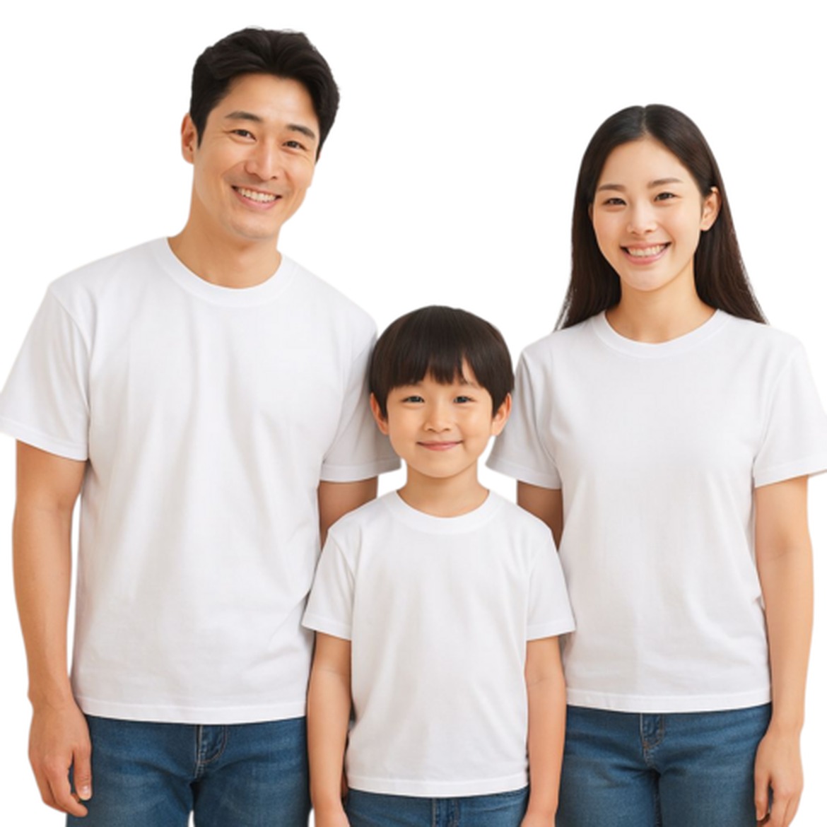흰색 반팔 면티셔츠로 시원함을 느껴보세요