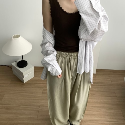 여름에 시원하게 입기 좋은 핀턱 팬츠와 구매 전 체크 포인트