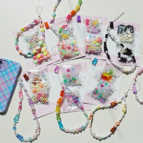 핸드폰 비즈 스트랩 줄 키링 DIY 키트 사용 전 체크 포인트