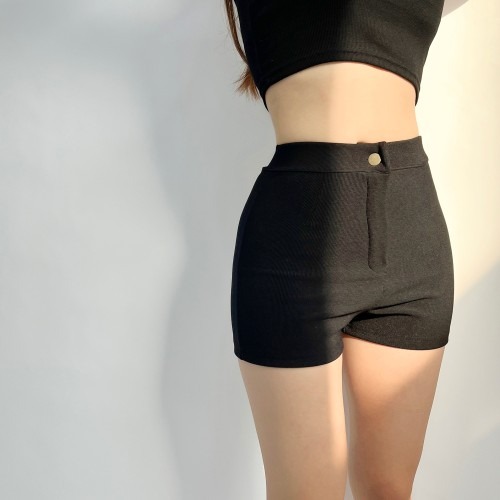 하이웨스트 숏팬츠 선택 시 확인해야 할 포인트와 루미 절개 골지 반바지 특징