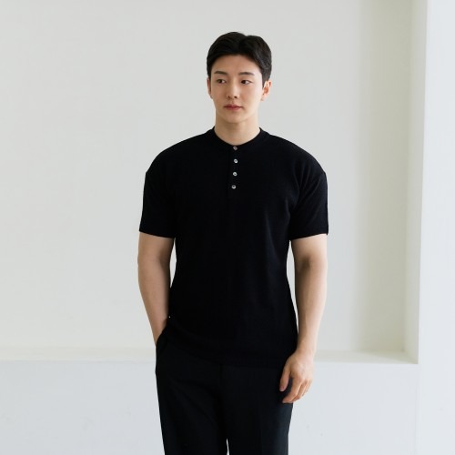 어깨넓어보이는 헨리넥 카라 니트 티, 구매 전 확인할 포인트