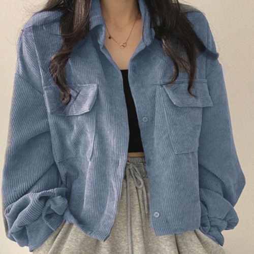 간절기 데일리로 적합한 오버핏 여성 코듀로이 셔츠의 구매 체크 포인트