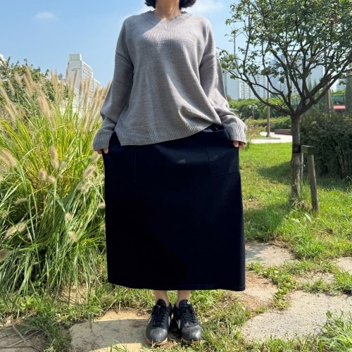 봄가을에 적합한 빅사이즈 롱 청치마 구매 전 확인 포인트