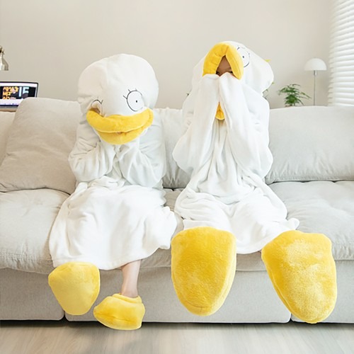 오리 잠옷 고민 해결하기, 슬리퍼세트 입는 담요 체크포인트