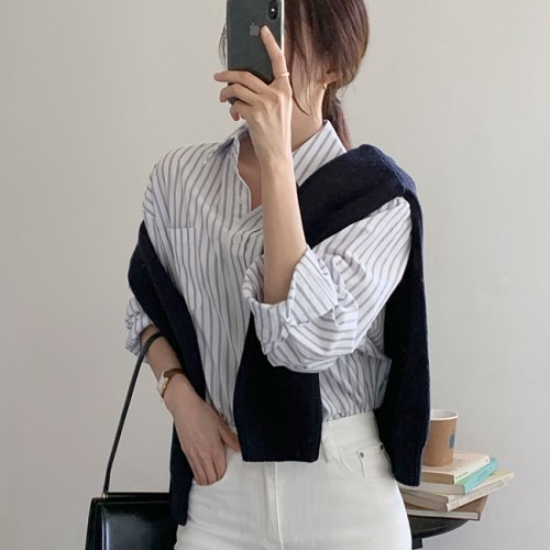 출근과 데일리룩으로 적합한 세리안 스트라이프 블라우스 구매 전 체크포인트