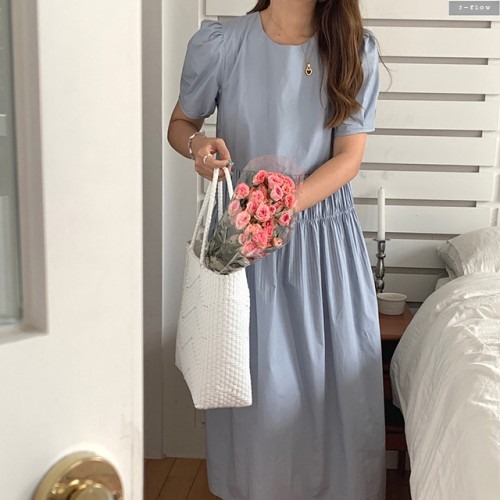 여름 데일리 원피스 선택 시 체크포인트와 바이브 허리 스모크밴딩 코튼 롱원피스의 특징