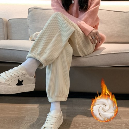 캐주얼룩에 적합한 소프트밴딩 벨벳 조거 팬츠 구매 전 확인 포인트