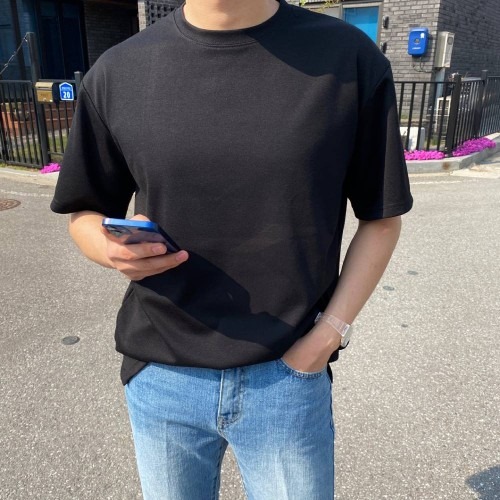 어깨 넓어 보이는 남성 오버핏 반팔티 구매 전 체크 포인트