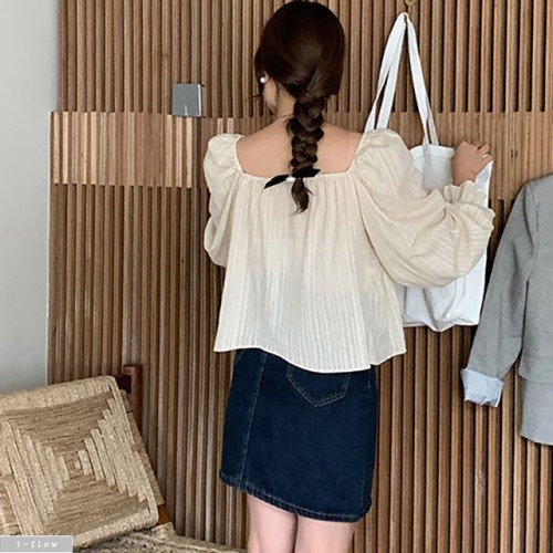스퀘어넥 주름 블라우스 구매 전 체크해야 할 포인트