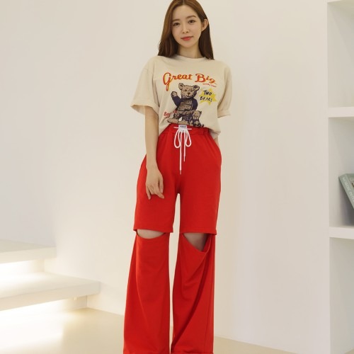 통통녀를 위한 빈티지베어 프린팅 티셔츠 선택 시 확인 포인트